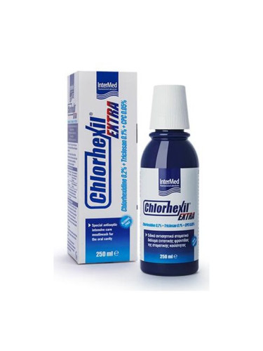 Vittoria Pharma Intermed Chlorhexil Extra Вода за уста екстра с хлорхексидин 250 ml
