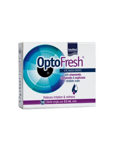 Vittoria Pharma OptoFresh Капки за промивка на очи 0,5 ml x10 флакона