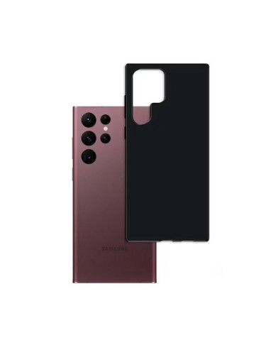 Калъф за Samsung Galaxy S23 Ultra, термополиуретанов, 3MK Matt Case, удароустойчив, черен
