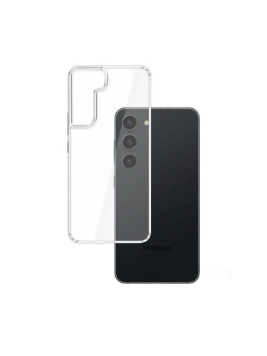 Калъф за Samsung Galaxy S23, хибриден (термополиуретан и поликарбонат), 3MK Armor Case, удароустойчив, прозрачен