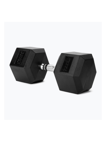 Гумиран дъмбел XTREXO Hex 35 кг