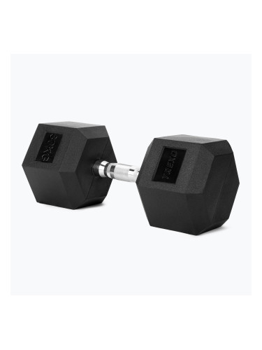 Гумиран дъмбел XTREXO Hex 30 кг