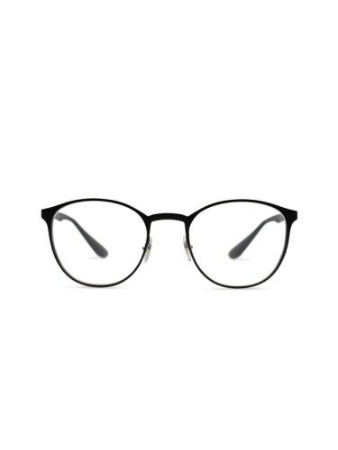 Ray-Ban 0Rx6355 2503 - диоптрични очила, кръгла, unisex, черни