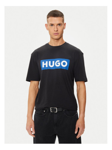 Hugo Тишърт Nico 50522376 Черен Regular Fit