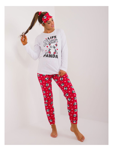 Pyjamas-CLM-PI-90160/2602.43P-white-red