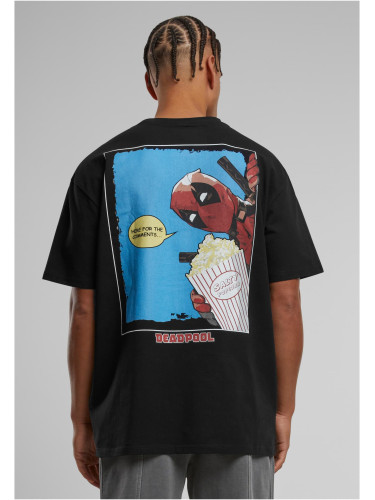 Men's T-Shirt Deadpool Salty Popcorn Black