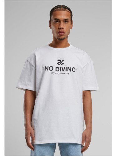 Men's T-shirt No Diving white