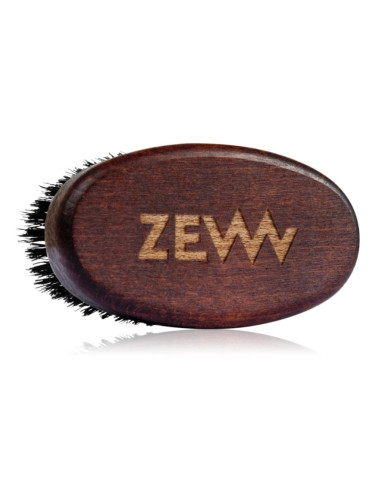 Zew For Men Beard Brush compact четка за брада с косми от глиган 1 бр.