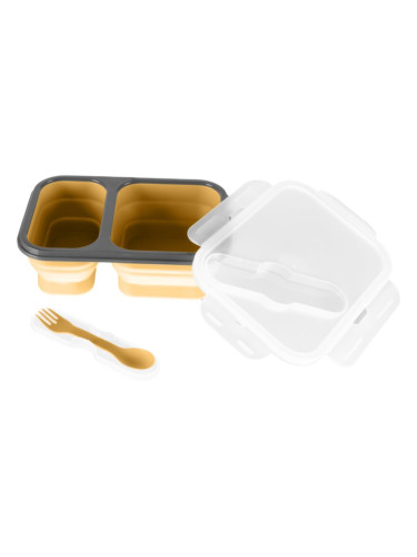 Zopa Silicone Lunch Box Large комплект за хранене Mustard Yellow 21x15 cm 1 бр.
