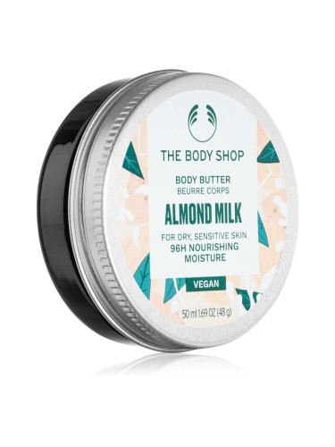The Body Shop Body Butter Almond Milk масло за тяло с подхранващ ефект 50 мл.
