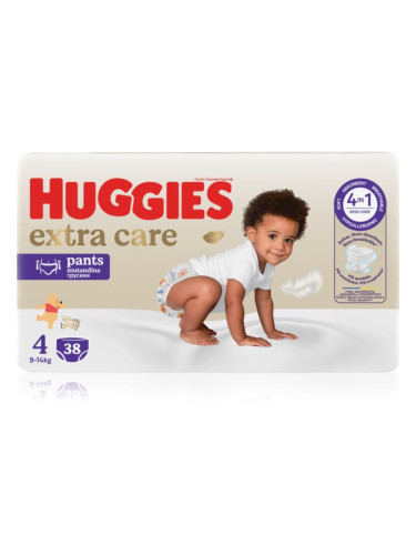Huggies Extra Care Pants Size 4 еднократни пелени гащички 9 - 14 kg 38 бр.