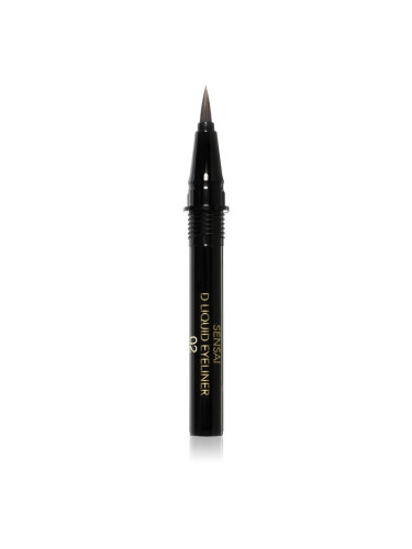 Sensai Designing Liquid Eyeliner Refill течни очни линии пълнител цвят 02 Deep Brown 0.6 мл.