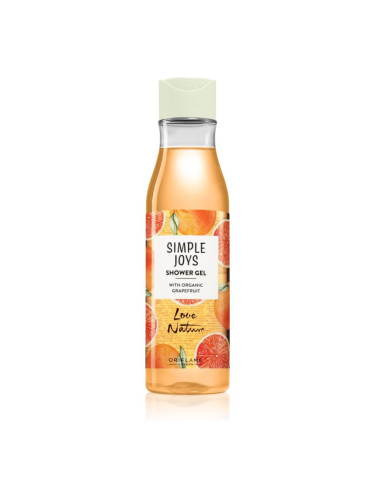 Oriflame Love Nature Simple Joys душ гел Organic Grapefruit 250 мл.