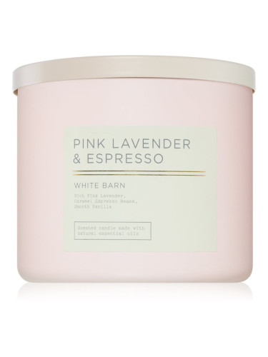 Bath & Body Works Pink Lavender & Espresso ароматна свещ 411 гр.