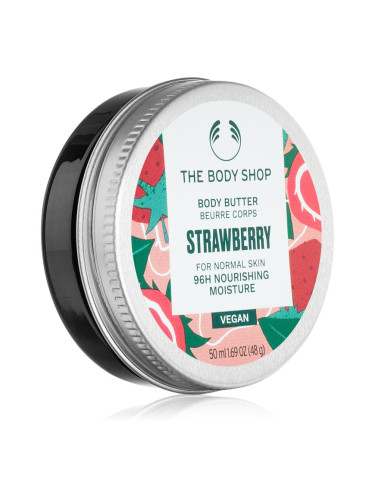 The Body Shop Strawberry Body Butter масло за тяло За нормална кожа 50 мл.