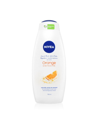 NIVEA Orange & Bamboo Milk омекотяващ душ гел 750 мл.