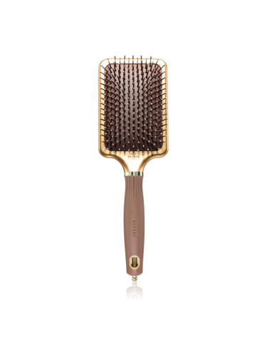 Olivia Garden Rectangular Paddle четка за по-лесно разресване на косата Gold&Brown 1 бр.