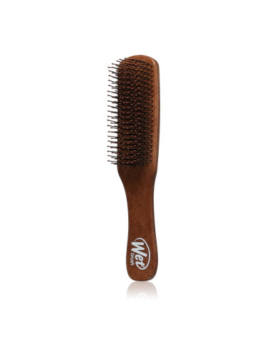 Wet Brush Detangler Brown Leather Четка за коса за мъже Brown 1 бр.