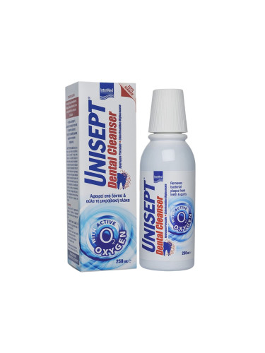 Vittoria Pharma Unisept Dental Cleanser Почистващ разтвор за зъби 250 ml