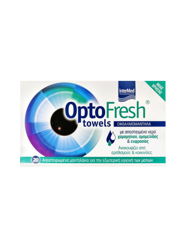 Vittoria Pharma Intermed OptoFresh Стерилни кърпички за очи x20 броя