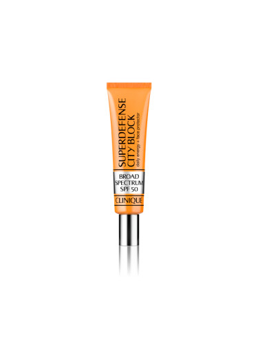 CLINIQUE Superdefense™ City Block Broad Spectrum Spf 50 Daily Energy + Face Protector Слънцезащитен продукт дамски 40ml