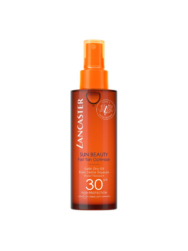 LANCASTER SUN BEAUTY - Fast Tan Optimizer Satin Dry Oil SPF30 Слънцезащитен продукт дамски 150ml