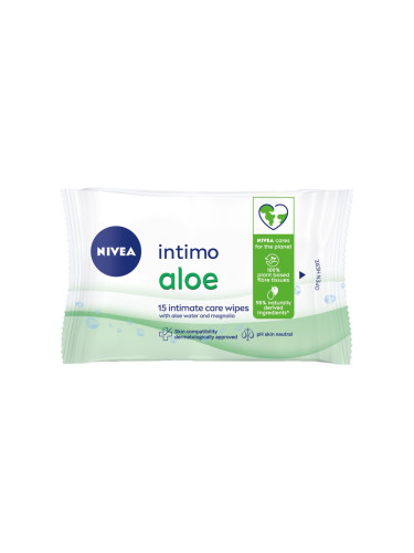 NIVEA Кърпички за интимна хигиена Aloe Water Почистващи кърпички дамски  