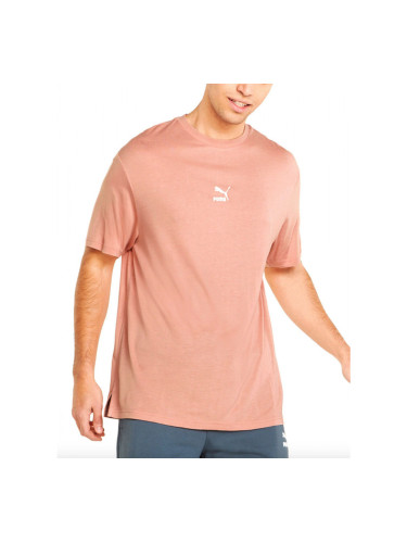 PUMA Classics Relaxed Splitside Crew Neck Tee Pink