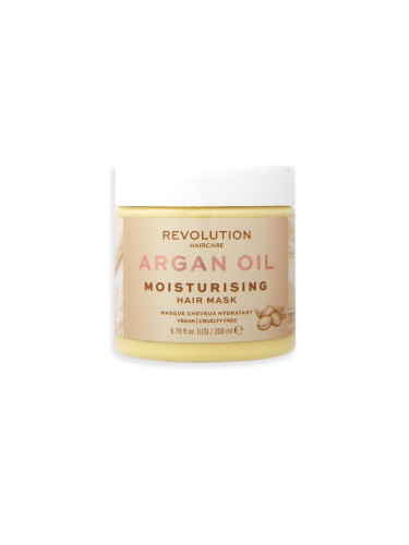 REVOLUTION HAIRCARE Moisturising Argan Oil Mask Маска за коса дамски 200ml