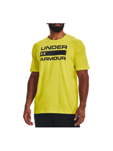 UNDER ARMOUR Team Issue Wordmark Tee Yellow