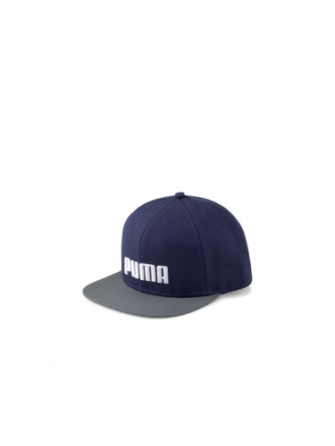 PUMA Flat Brim Cap Navy/Grey