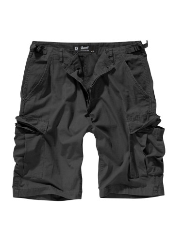 Мъжки къси панталони в черно Brandit BDU Ripstop 