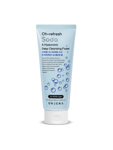 ORJENA Oh-Refresh Soda & Hyaluronic Deep Cleansing Foam Почистваща пяна дамски 180ml