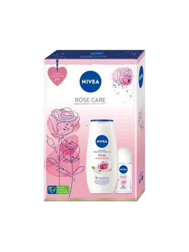 КОМПЛЕКТ NIVEA Pc Rose Care Део рол дамски 50ml