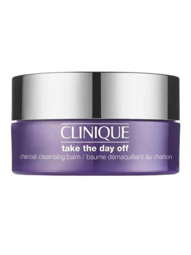 Clinique Take The Day Off Charcoal Cleansing Balm Почистващ балсам за лице с активен въглен за мазна и комбинирана кожа