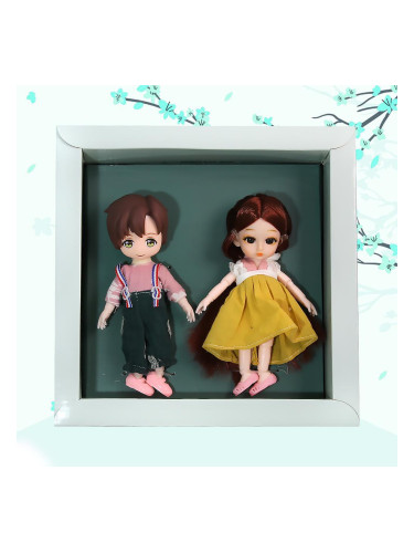 Детски подаръчен комплект с две кукли  Приятели 2377