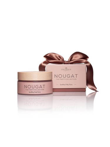 Cocosolis Nougat Sparkling Body Butter Подхранващ мус за тяло с бляскави частици