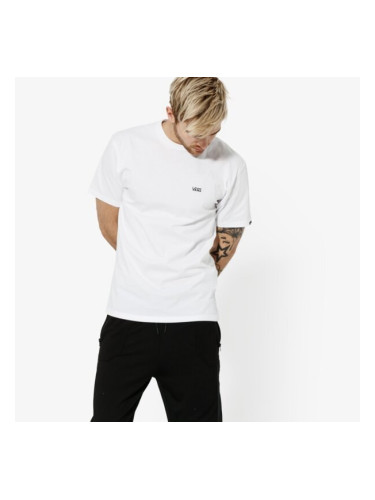 Vans Тениска Mn Left Chest Logo Tee White мъжки Дрехи Тениски VN0A3CZEYB21 Бял