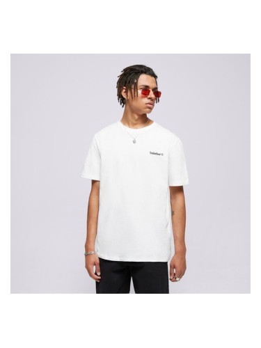 Timberland Тениска Small Logo Print Tee мъжки Дрехи Тениски TB0A5QQT1001 Бял