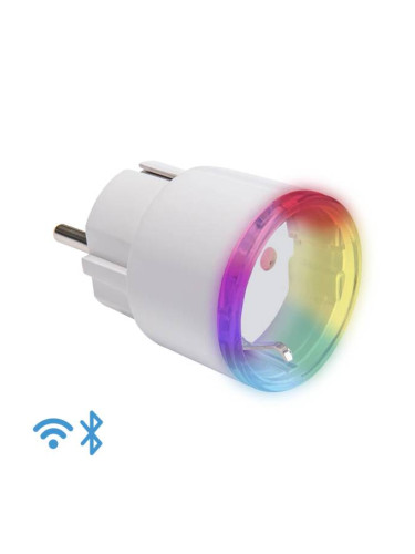 Wi-Fi smart контакт Shelly Plus Plug S, 12A, 230VAC, RGB, Shelly, 265567