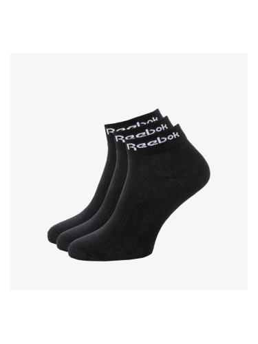 Reebok Чорапи Act Core Ankle Sock 3P дамски Аксесоари Чорапи GH8166 Черен