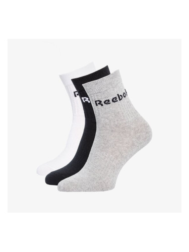 Reebok Чорапи Act Core Mid Crew Sock 3P дамски Аксесоари Чорапи GC8669 Многоцветен
