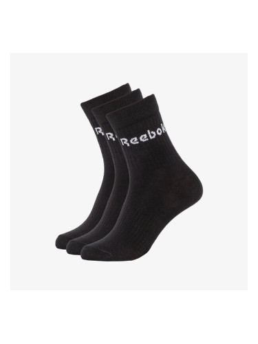 Reebok Чорапи Act Core Mid Crew Sock 3P дамски Аксесоари Чорапи GH0331 Черен