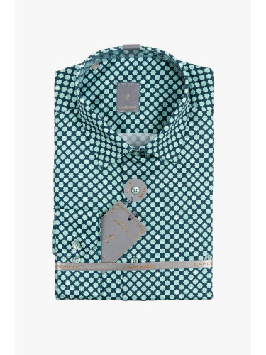 РИЗА SLIM FIT GREEN DOTS