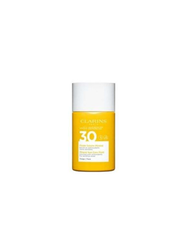 Clarins Sun Mineral Suncare Fluid SPF30 Слънцезащитен флуид за лице без опаковка