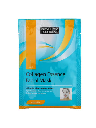 Възстановяваща маска за лице с колаген Beauty Formulas Collagen Essence