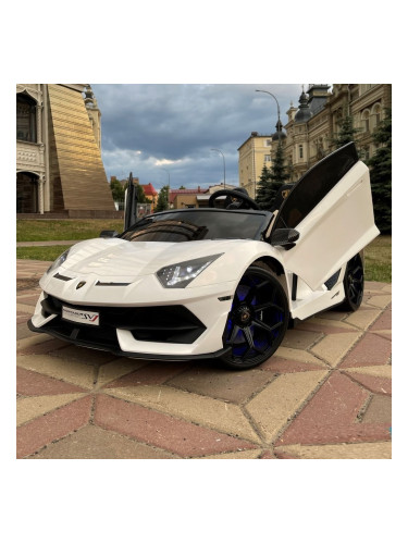 Двуместна КОЛА Licensed Lamborghini Aventador SVJ 24V с функ