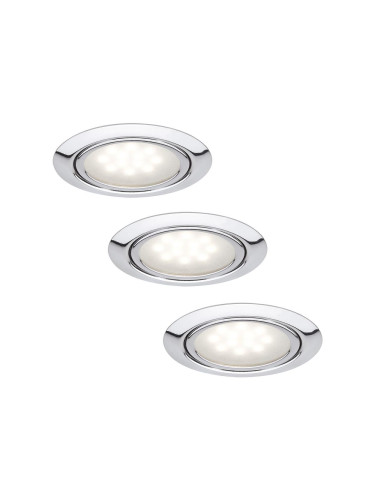 Paulmann 99814 - Комплект 3x LED Таванна лампа MICRO LINE LED/1W/230V/12V