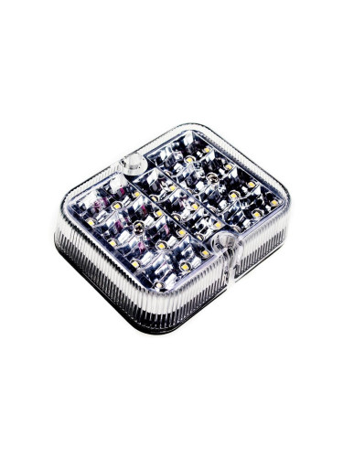 LED Задна лампа за кола SINGLE LED/1W/12V IP67 сребриста