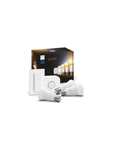 Основен комплект Philips Hue WA 3xE27/8W 2200-6500K + устройство за свързване